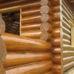деревянный дом из лиственных пород