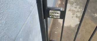 Механический кодовый замок на калитку для входной двери
